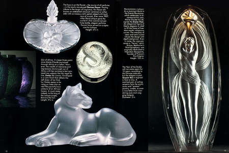 Lalique Society  Magazine, Double Page Spread