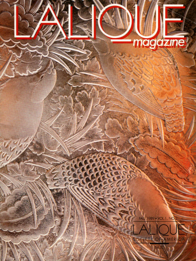 Lalique Magazine Cover Fall 1989 Vol 1. No 2